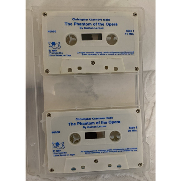 Vintage Audiobook - The Phantom Of The Opera ( Set of two Cassette Tapes ) 1987 - Picture 5 of 6